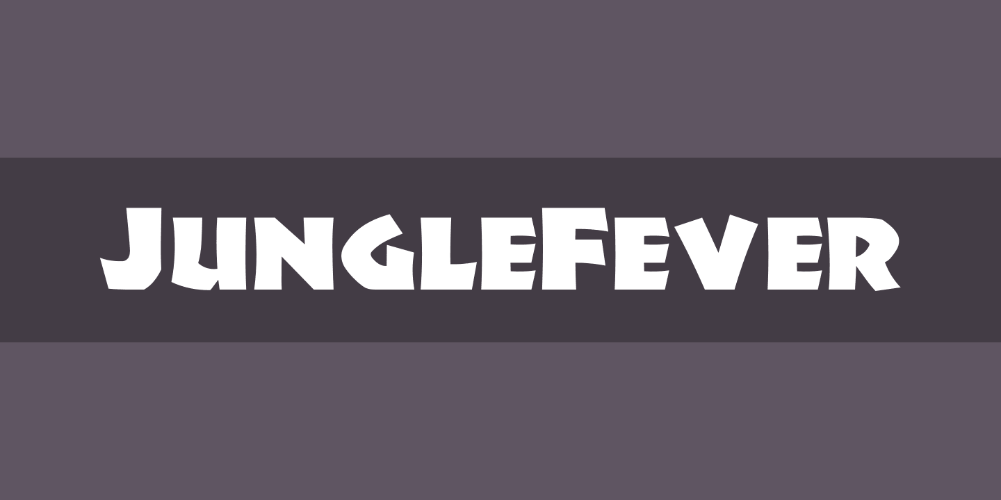 Шрифт JungleFever